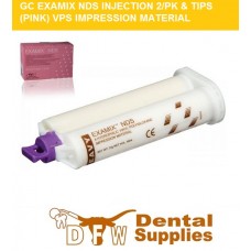 GC EXAMIX NDS INJECTION 2/PK & TIPS (PINK) VPS IMPRESSION MATERIAL